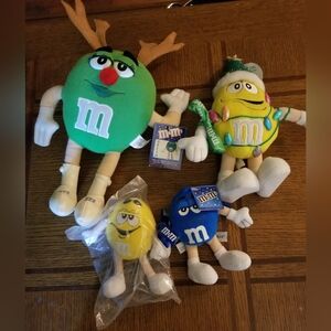 VINTAGE COLLECTORS M & M'S PLUSH TOYS